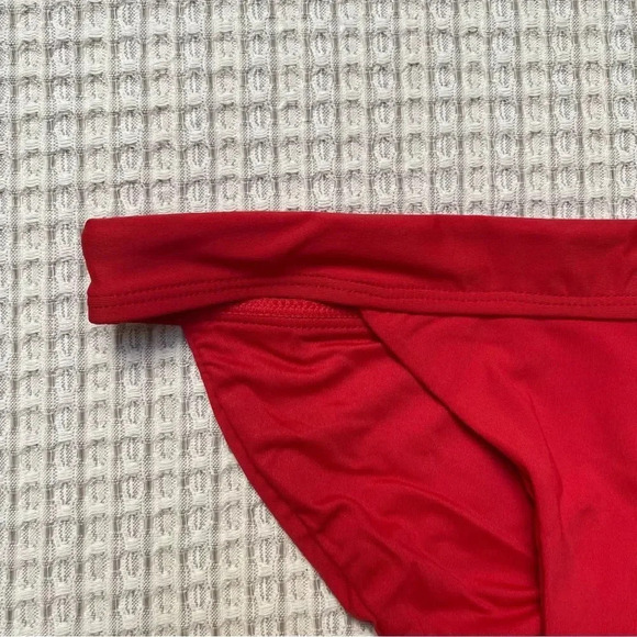 Andie Swim The Banded Cheeky Bottom Red Bikini Swimwear XS & M NWT - Picture 4 of 9